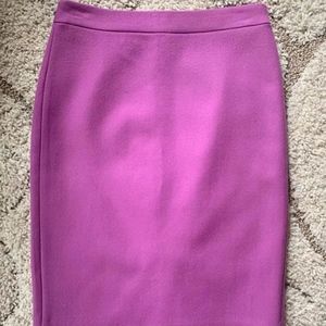 JCrew Purple Pencil Skirt